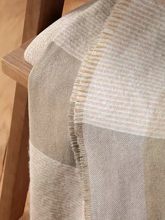 BIEDERLACK | Tagesdecke - Plaid 130x170cm  WHITE SANDSATION White Boucle | 
